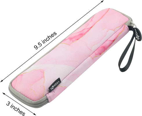 Cosmos Reusable Portable Travel Tableware Carrying Bag, Cutlery Flatware Organizers for Straw Spoon Fork Chopsticks