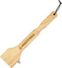 Wood Grill Scraper, Food Safe Oak Barbecue Cleaner with Metal Scraping Hook and Bottle Opener