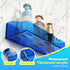 Acrylic Shower Shelves 3 Pack, Adhesive Organizer for Bathroom Storage, No Drilling, Colorful Shower Caddy