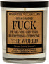 Fun Gifts Candles for Women | My Entire Vocabulary On A Candle | Scented Candle for BFF, Girlfriend, Boyfriend, and