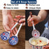 Soup Spoon, Asian Ceramic Spoons with Long Handle, Japanese Soup Spoon Set of 6 for Ramen, Wonton, Dumplings