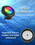18 IP68 Pool(Set 2) RGB Underwater Pond Lights, Super Bright LED Submersible Fountain Lights Color Changing Spotlights