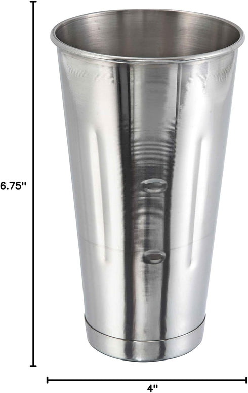 Winco Stainless Steel 30 Oz. Malt Cup
