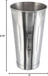 Winco Stainless Steel 30 Oz. Malt Cup