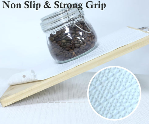 Shelf Liners 16 Inch Wide x 20 Ft, Non-Slip Waterproof Kitchen Cabinet Drawer Liners, Strong Grip Bathroom Mat
