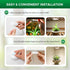 10W (150 2-Head SANSI LED Puck Grow Light, Watt Equiv) Full Spectrum Lamp for Plants with Ceramic Tech, Hanging Lights