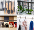 30 Pack Heavy Duty Black S Hooks Steel Hanging Hooks for Kitchen Pot Rack, Closet, Hanging Pan, Cups, Jeans, Plant