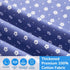 Aprons for Women, Adjustable Floral Cotton Kitchen Apron with 2 Pockets for Cooking, Baking, Chef, Artist (Blue Floral)