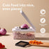 CAROTE Mandoline Slicer Vegetable Chopper with Container, Food Chopper Vegetable Cutter, Cheese Graters, Dicer