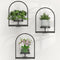 PEKGRIL 3 Pack Wall Plant Holders, Metal Window Planters Shelves, Indoor Plants
