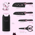 Cute Kitchen Knife Set, 5-Piece Non-Stick Knives with Detachable Block & Scissors, Sharp Kitchen Knives for Home
