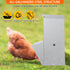 28 lbs Automatic Chicken Feeder, Capacity, Galvanized Metal Poultry Feeder, Waterproof Chicken Feeder, Suitable
