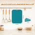 Joyhalo 4 Pack Trivets for Hot Dishes - Silicone Hot Pads for Kitchen 9'' x 12'', Heat Resistant to 480°F, Dark Green