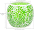 Rancco Glass Votive Candle Holder for Tealight, Romantic Mosaic Cracked Candle Lamp for Table Centerpiece
