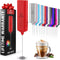 Zulay Kitchen Powerful Mini Milk Frother Handheld - Electric Hand Mixer - Portable Frother Wand for Coffee, Small Drink