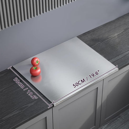 Scyllantric 304 Commercial (19.6 19.6in) Stainless Steel Cutting Board Stainless Steel Kitchen Chopping Boards