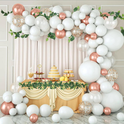 mizii 5 Pack 365" Artificial Scindaps Vines Garland, Fake Vine with Silk Green Leaves for Bedroom Wall Party Wedding