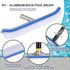 FLY HAWK Swimming Brush,18" Pool Wall Tile Polished Aluminum Back Pool Scrub Brush Head Designed for Cleans Walls