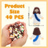 40 Pcs Mini Jesus Figurines in Bulk, Little Jesus Loves You Figures to Hide Tiny Action Figure for Crafts Pocket Seek
