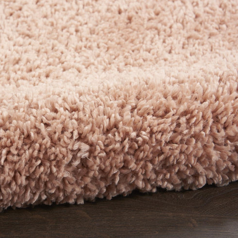 Nourison Malibu Shag Blush Area Rug 2'2'' x 9'10'', Easy-Cleaning, Non-Shedding for Bedroom, Living Room, Dining Room