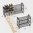 AUGOHCMIL 3-Tier Closet, Expandable Shoe Rack, Metal Shoe Storage Shelf, Adjustable Shoes Organizer for Entryway