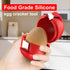 2-Pack) Egg Cracker, Silicone Egg Shell Opener, Cute Egg Shaped Design, Opens Eggs with Ease, A Little Happiness Boost