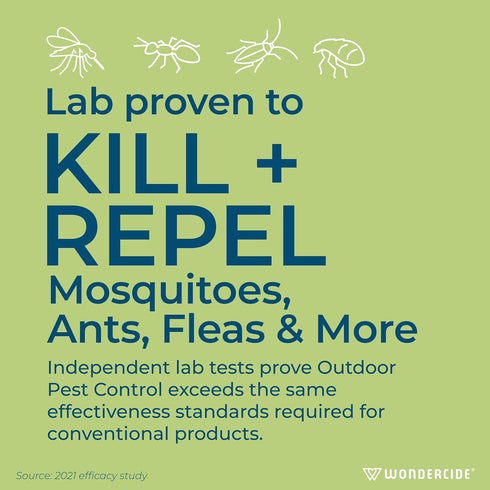 Wondercide EcoTreat Outdoor Pest Control Spray - Natural Essential Oils Mosquito, Ant, Insect Repellent - 32 oz