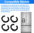 DA99-04158A Hinge Shim Refrigerator Door Height Adjustment Kits for Samsung, Replacement Parts (4 Pieces)
