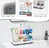 Toothbrush Holders for Bathroom Countertop Organizer, 7 Slots Detachable Kids Electric Toothbrush and Toothpaste