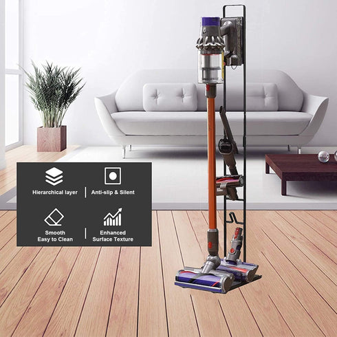 Foho Vacuum Stand for Dyson V15 V11 V10 V8 V7 V6, Metal Storage Bracket Holder for Handheld Vacuum Cleaners