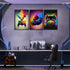 MUWAK Gaming Room Decor Wall Art Set of 3, Video Gaming Controller Canvas Poster for Boys Room