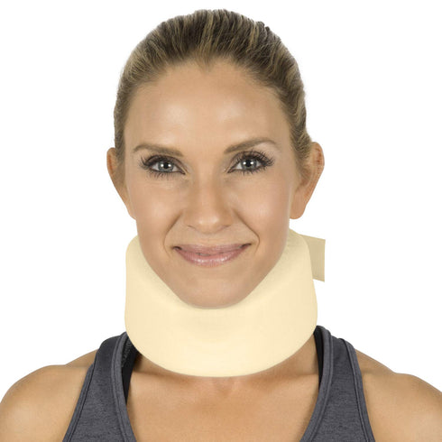 Vive Cervical Collar Neck Brace for Neck Pain Support, Soft Foam Brace for Pain Relief, Comfortable Corrector Wrap