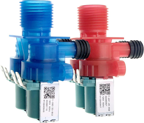 W10240947 & W10240949 Washing Machine Water Inlet Valve for Whirlpool, Kenmore, Maytag Washer