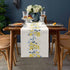 90 Inch Spring Table Runner, Summer Flower Wild Leaves Floral Holiday Dinner Party Decoration for Dining Room
