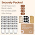 8 oz 24Pcs Set, ComSaf Small Mason Jars Bulk Half Pint Regular Mouth Mason Jar with Lids and Seal Bands, Glass Canning