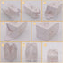 VIVIQUEN Baptism Favor Boxes, Laser Cut Cross Favor Boxes with 50 Ribbons for Baby Shower and Wedding Party Decorations