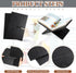 Book Stand: Recipe Holder for Display, Open Book Display Stand for Cookbooks, Magazines, Textbooks (Black)