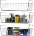 Jucoan 3 Pack Under Shelf Baskets, 15 x 10 x 5.5 Inch