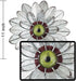YEAHOME 11" Metal Flower Wall Decor, Boho Wall Art for Bedroom and Rustic Patio