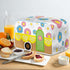 chaqlin Toaster Oven Cover - 4 Slice Kitchen Beauty Appliances Cover with Cute Stripe Flower Print