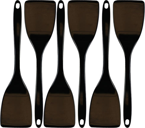 6 Piece Durable Melamine Spatula Set, Kitchen Utensils for Cooking