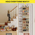 20-25 Closet 10-Tier Pairs Over the Door Shoe Organizer, Clear Pockets Shoe Rack for Door, Hanging Shoe Rack for Boots