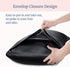 BEDELITE Satin Pillowcase for Hair and Skin, 2 Pack Super Soft Cooling Pillow Cases with Envelope Closure, Black