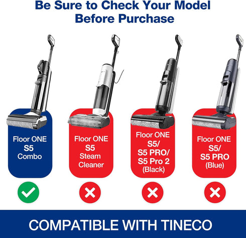 S5 S5 2 2 Combo Only, Replacement Brush Roller for Tineco Floor ONE Combo Cordless Wet Dry Vacuum Cleaner Accessories
