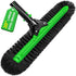 20" Wide Pool Brush Head, Heavy Duty Pool Scrub Brush with 12-Rows