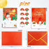 WERNNSAI 24 Pack Christmas Party Invitations Kit, Snowman Invitation Cards with Envelopes and Stickers