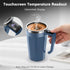18 oz Self Stirring Coffee Mug with Temperature Display, Rechargeable Self Stirring Mug with Lid, Automatic Self