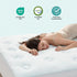 Hansleep Memory Foam Twin Size Mattress Topper - Gel Twin Mattress Pad with Deep Pocket, 39x75 Inches, White