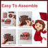 Graduation Decorations Class of 2025 - 36pcs Red and Black Table Centerpieces Sticks with Lights for Grad Party Supplies