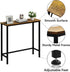 29.5" Narrow Console Table, Small Entryway Table, Thin Hallway Tables, Slim Sofa Side Tables for Hallway, Living Room